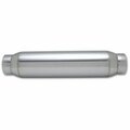 Vibrant 1791 3.5 In. Stainless Steel Exhaust Resonator - Silver V32-1791